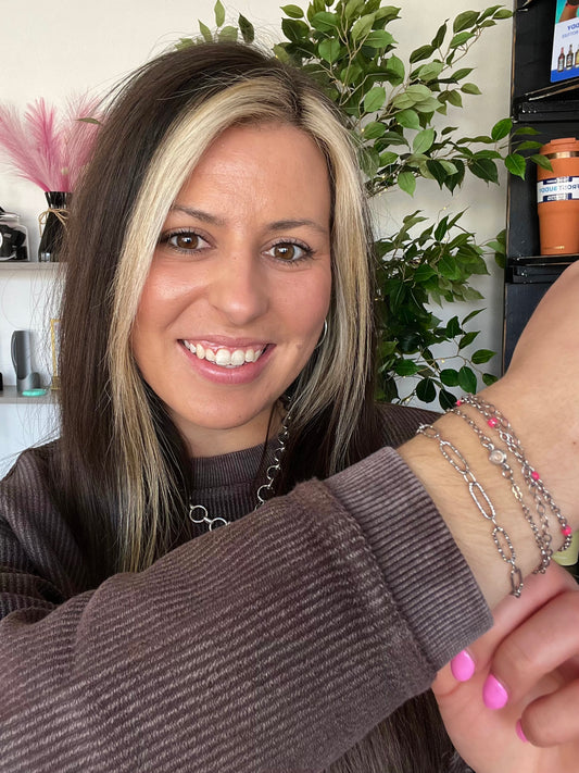 Luxe Corded Crew, Dk Chocolate