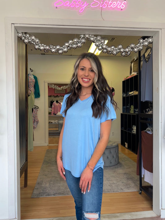 Must Have Basic Tee, Baby Blue