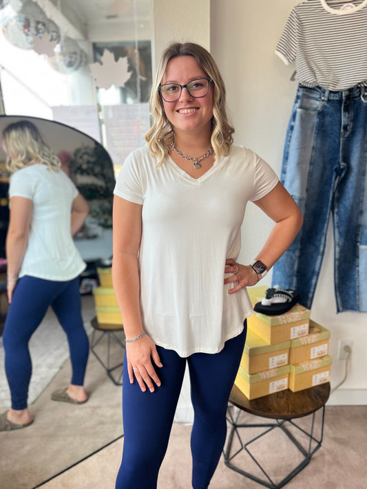 Active Leggings, Navy