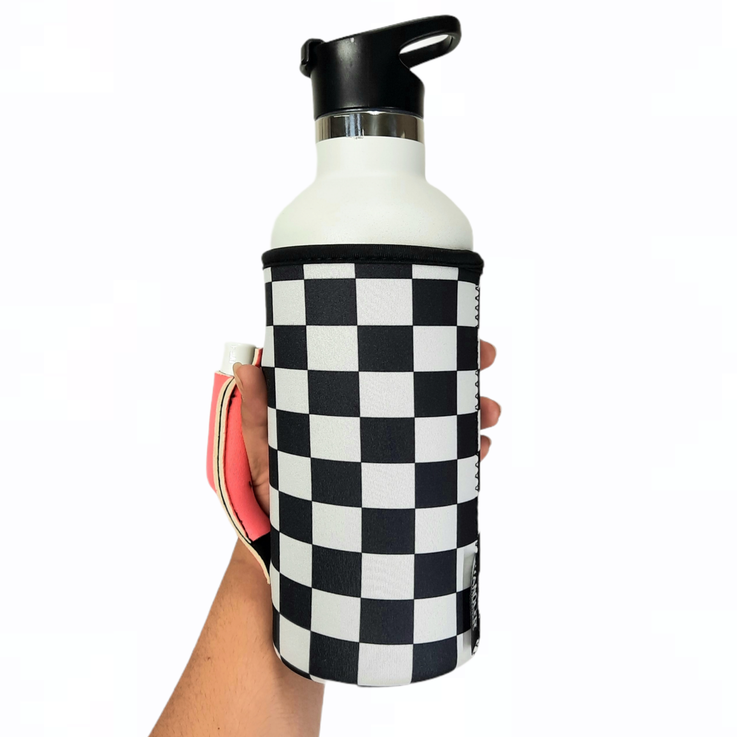 30-40oz Tumbler Handler™, Checkered/Pink