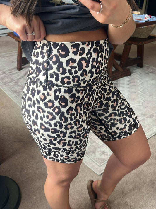 Everyday Biker Shorts, Leopard