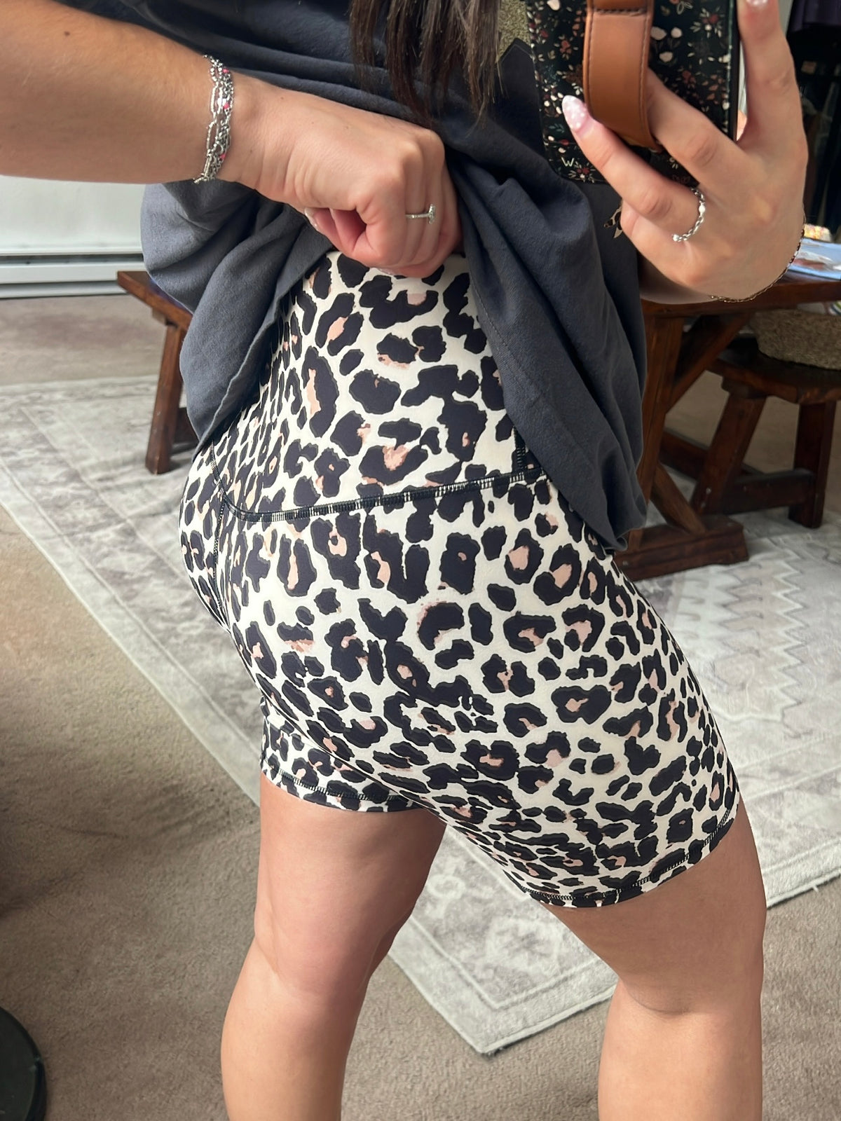 Everyday Biker Shorts, Leopard