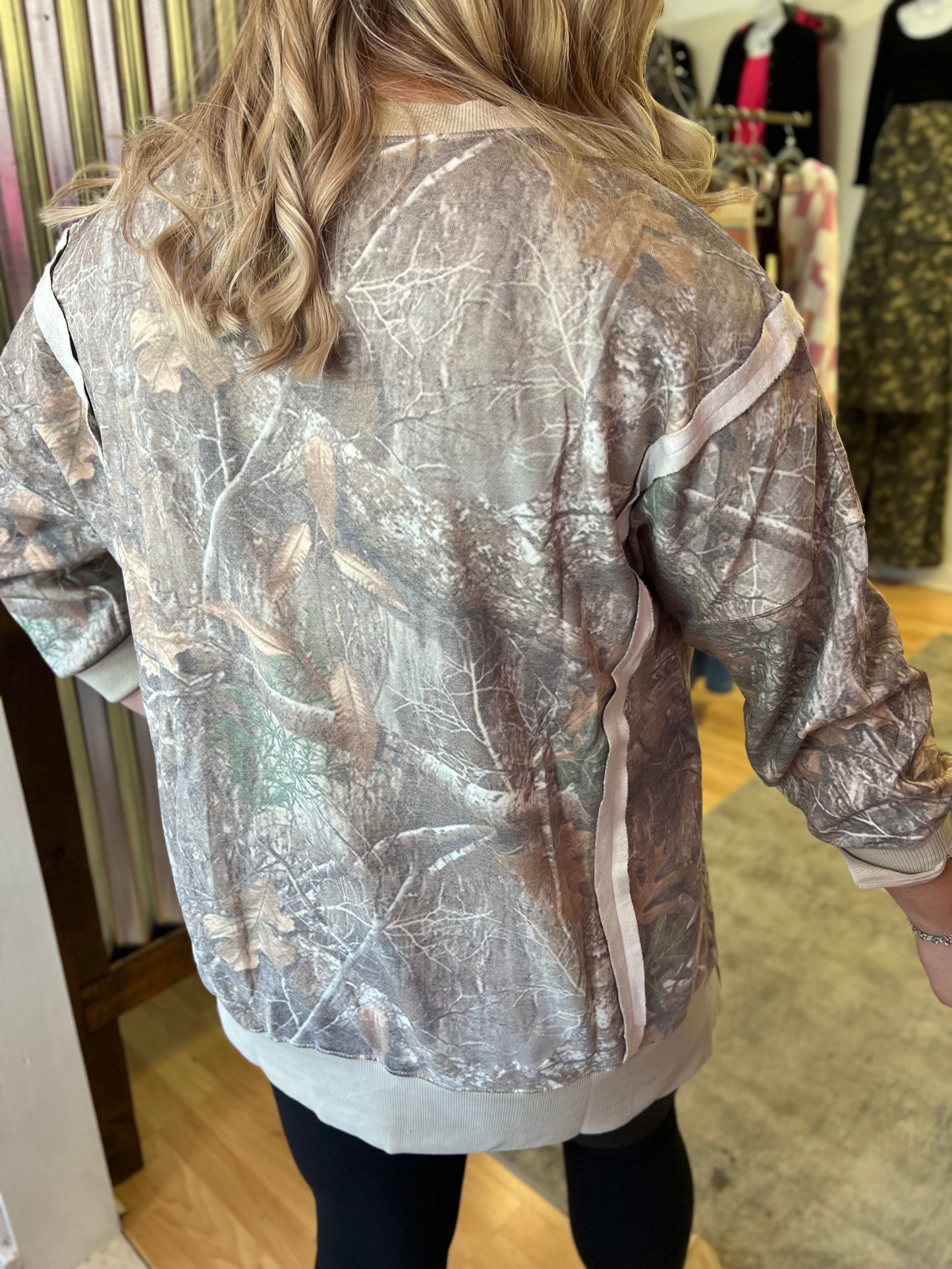 Camo Crew Pullover