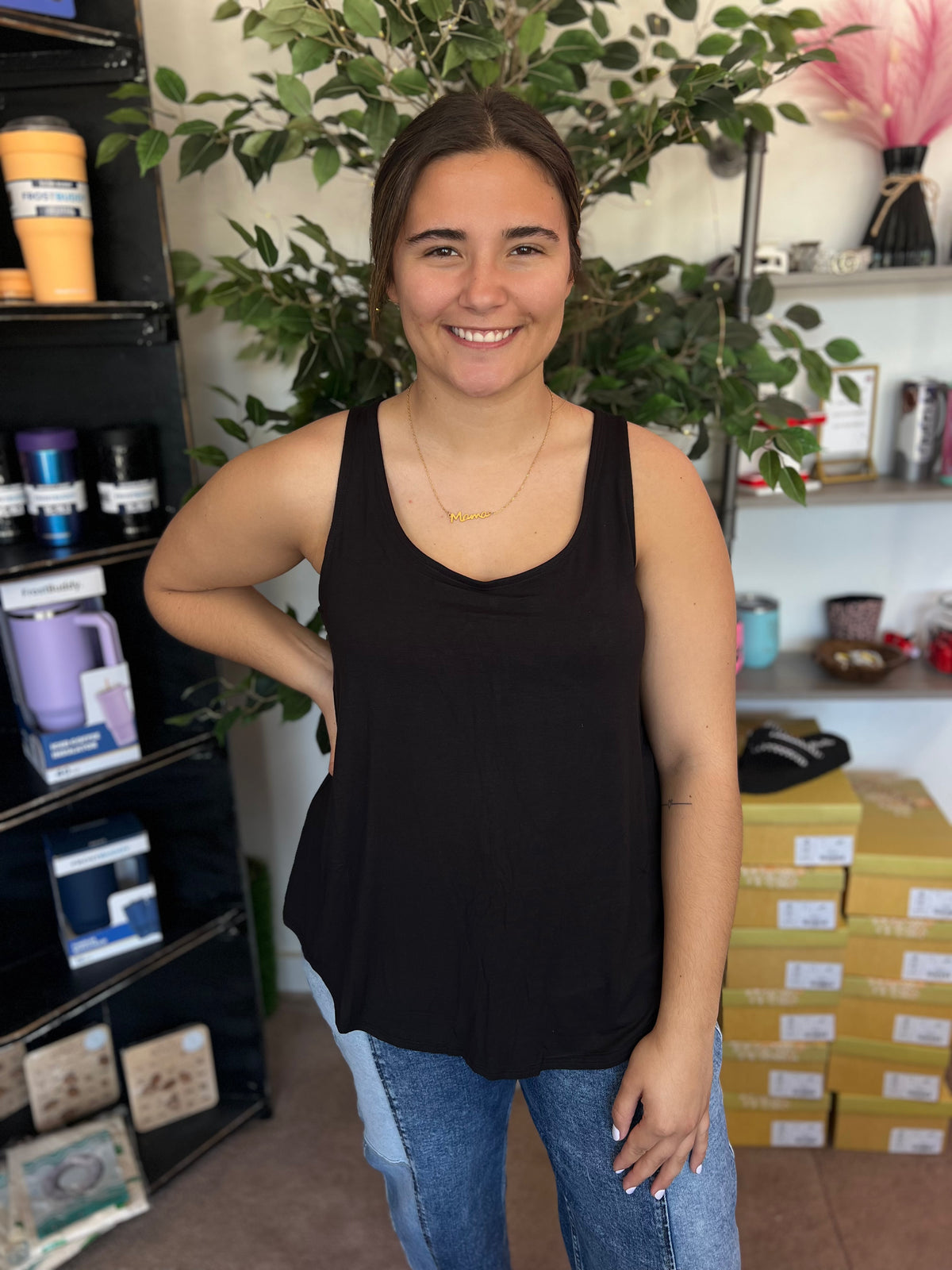 Flowy Tank, Black