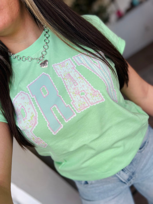 PRAY Tee, Mint