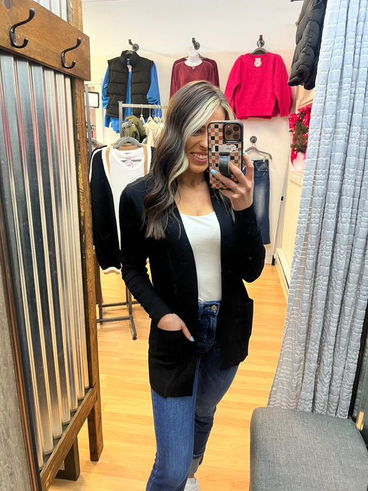 Timeless Cardigan, Black