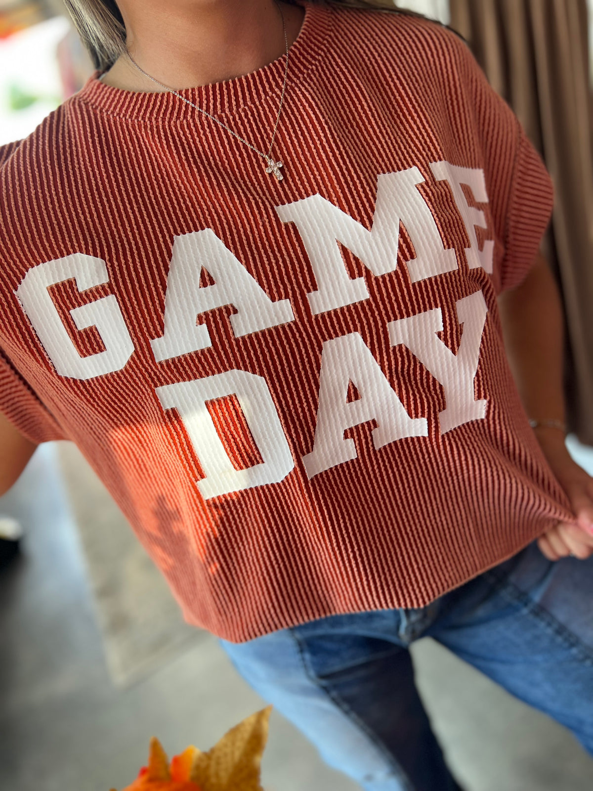 Game Day Top, Rust