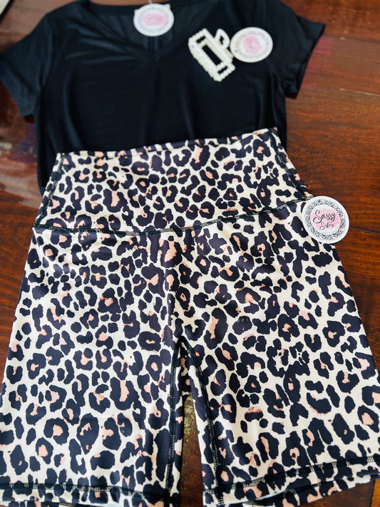 Everyday Biker Shorts, Leopard