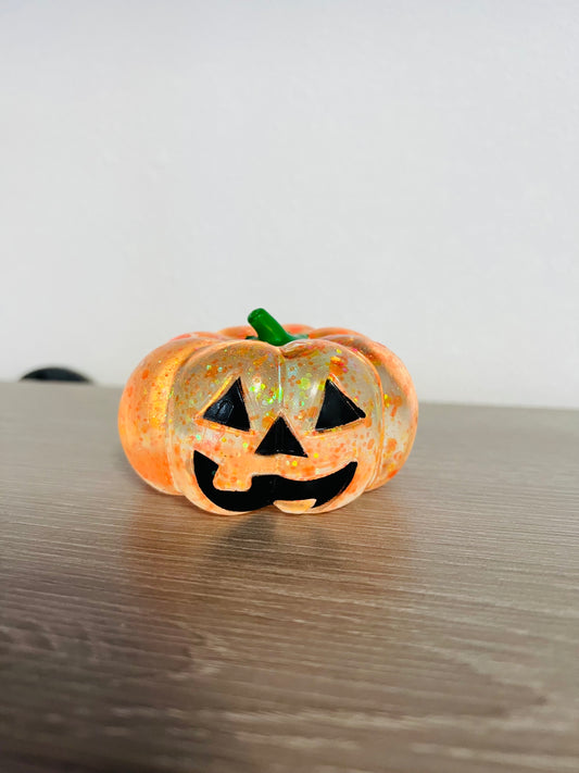 Squishy Glitter Pumpkin