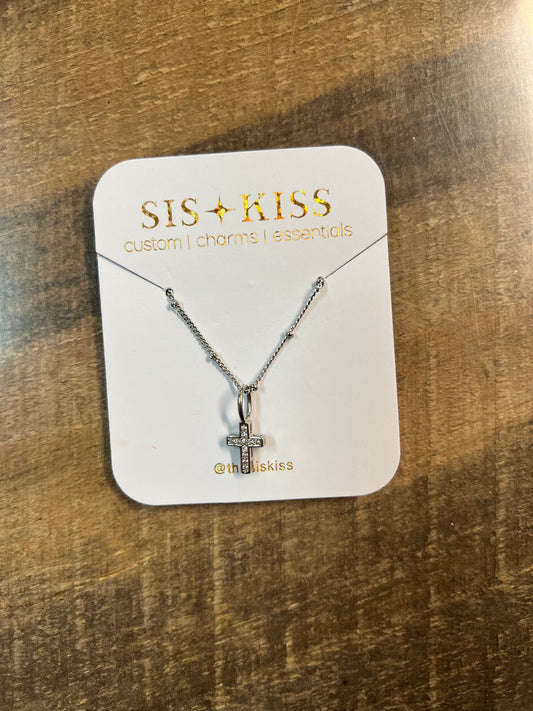 Baby Ball Chain Necklace, Silver