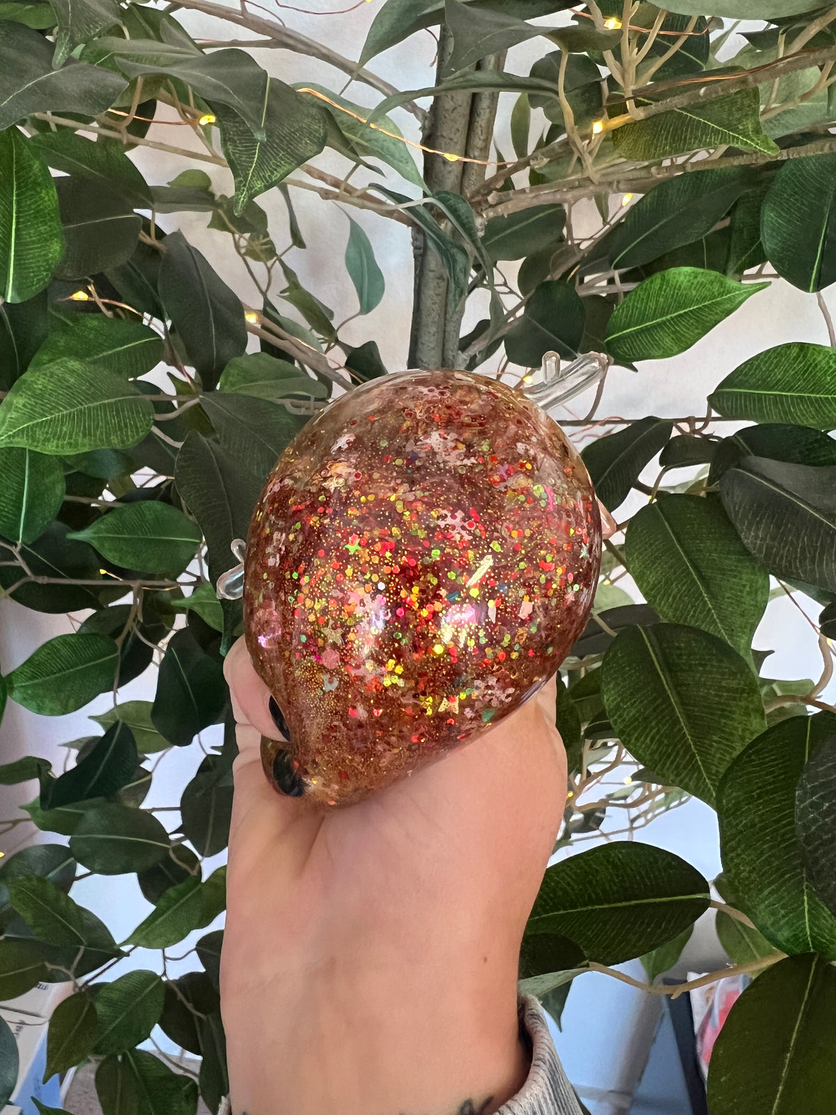 Glitter Gel Reindeer Dumpling