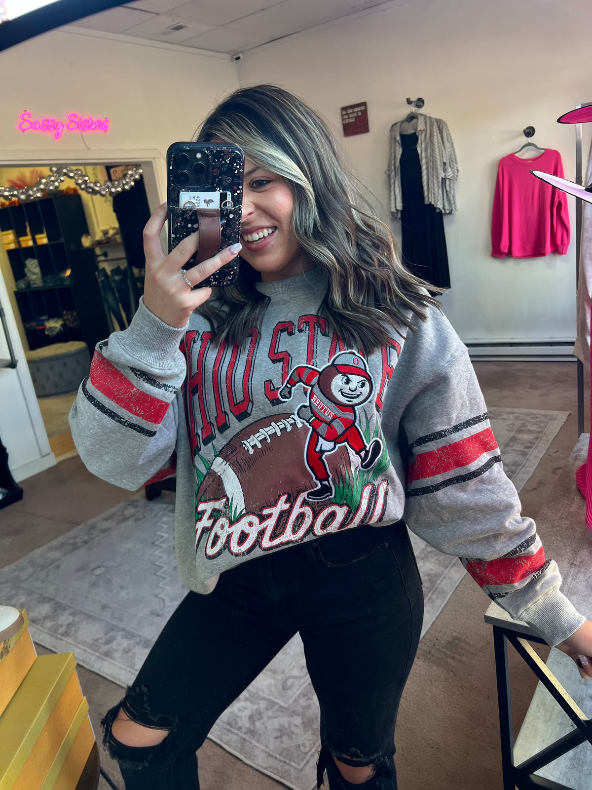 Ohio State Buckeyes Sweatshirt, Grey