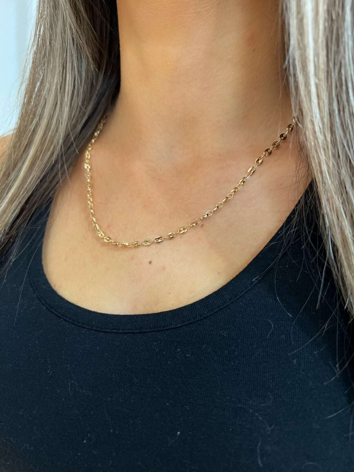 Cora Necklace, Gold