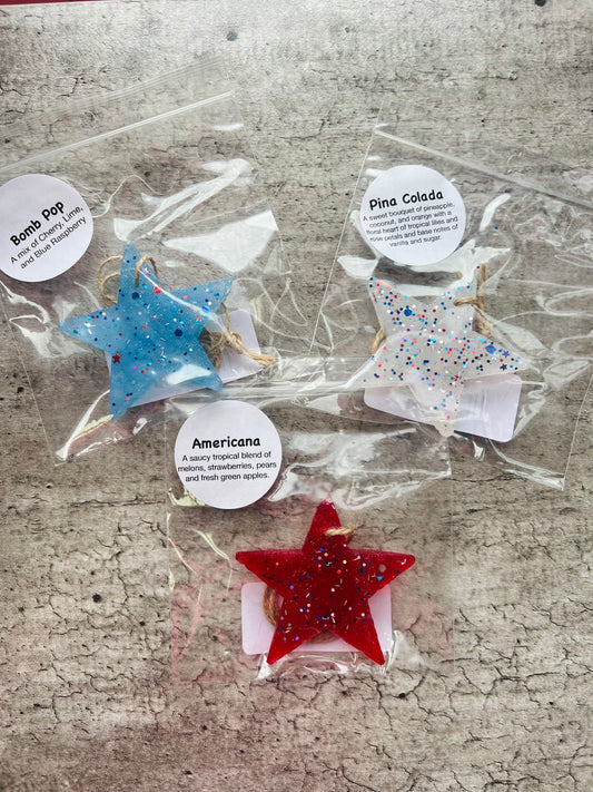 Mini Car Freshie, Americana Star