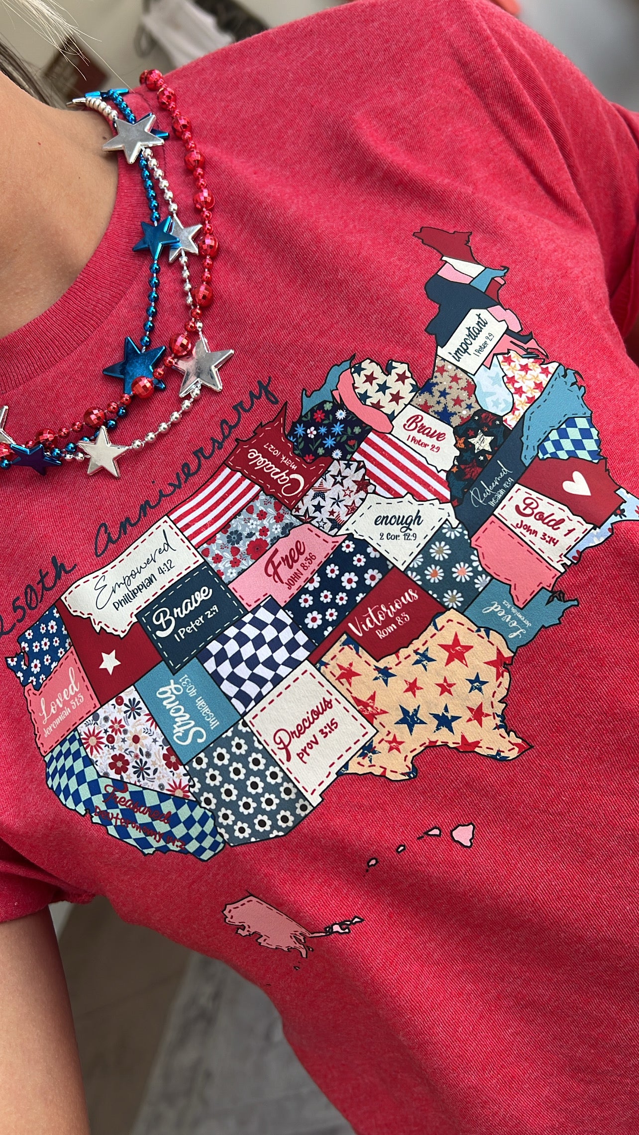250th Anniversary Tee, Red