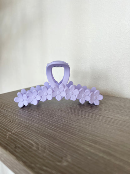 Half Moon Daisy Hair Clip