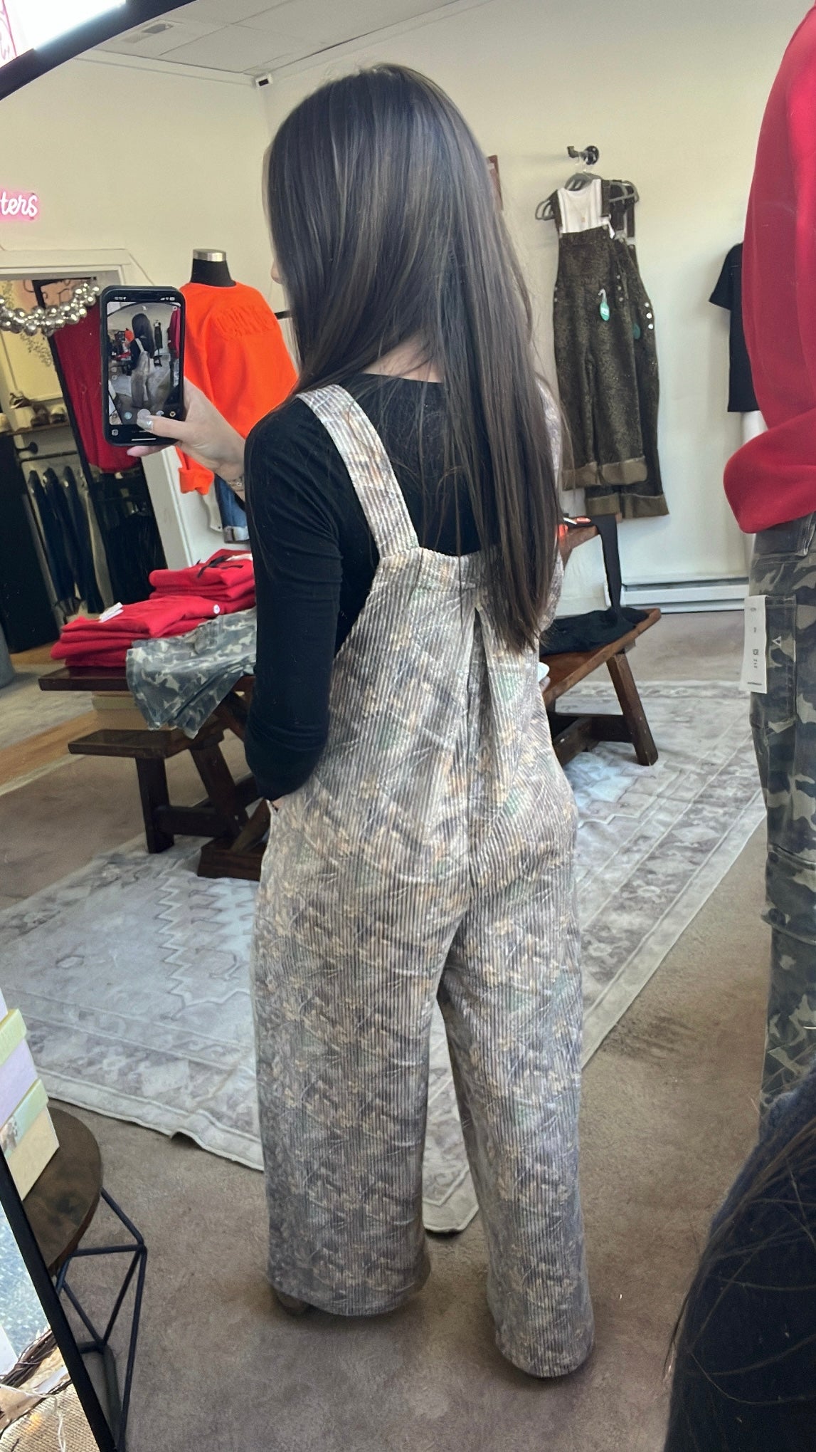Corded Camo Overalls