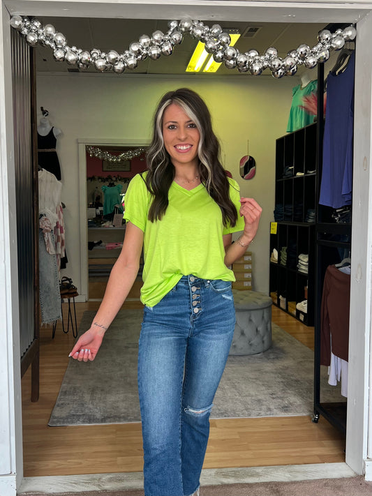 Must Have Basic Tee, Lime