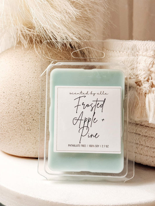 100% Soy Wax Melt, Frosted Apple & Pine