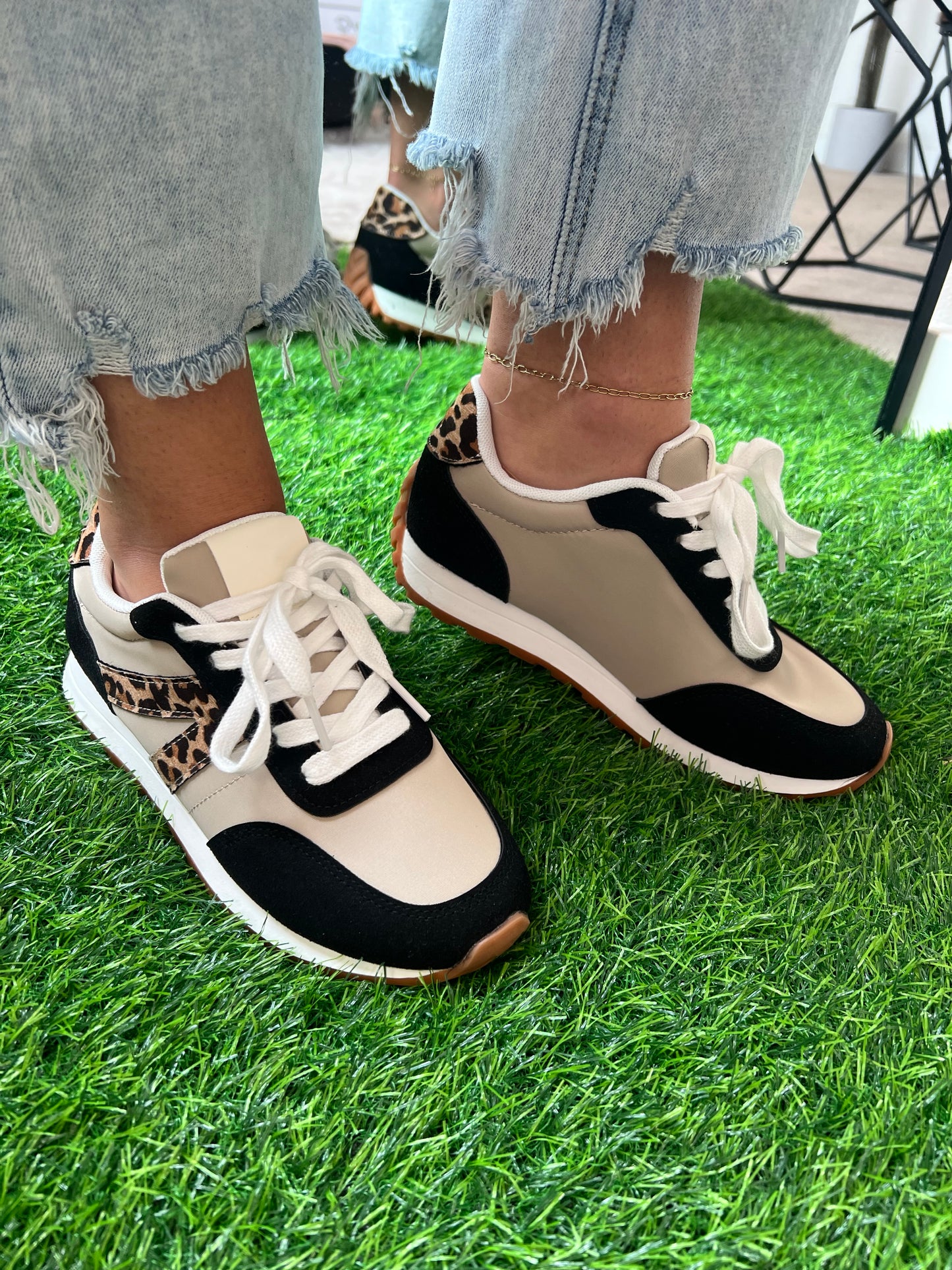 Joel Sneaker, Black/Leopard