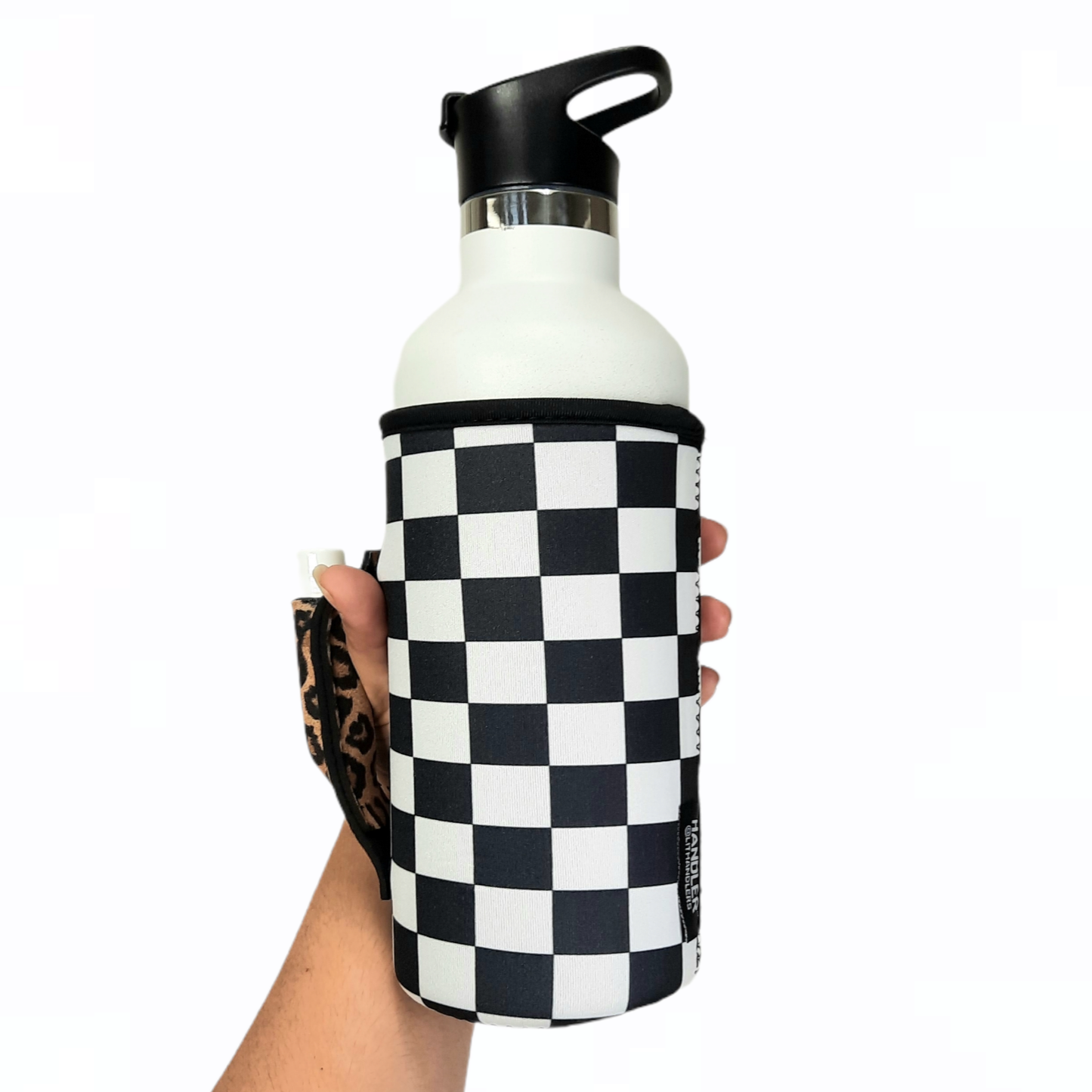 30-40oz Tumbler Handler™, Checkered/Leopard