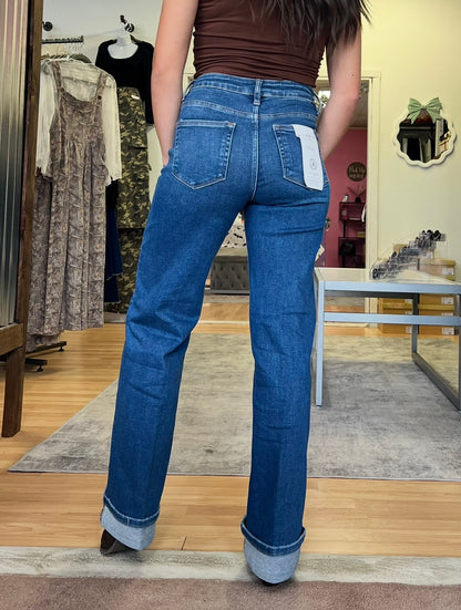 Holly TC High Rise Wide Leg, RISEN