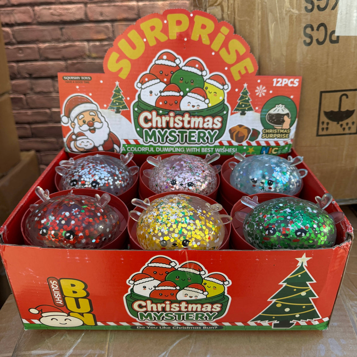 Glitter Gel Reindeer Dumpling