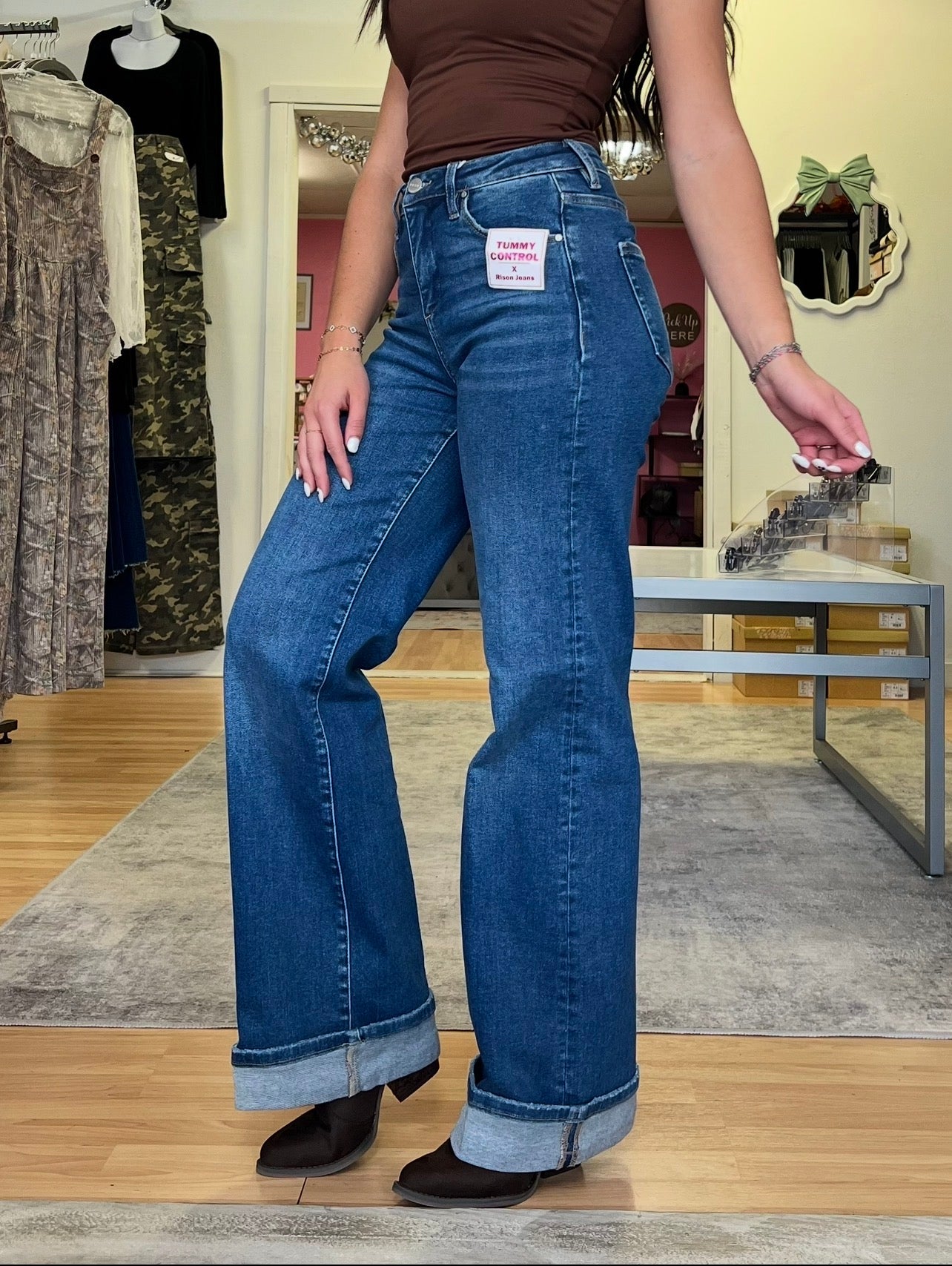 Holly TC High Rise Wide Leg, RISEN