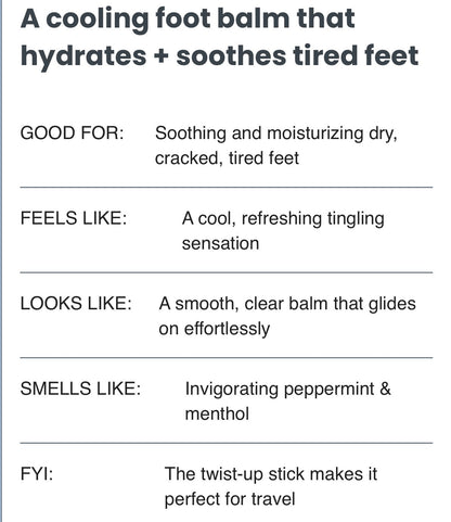 Peppofoot Stick Moisturizing Foot Balm