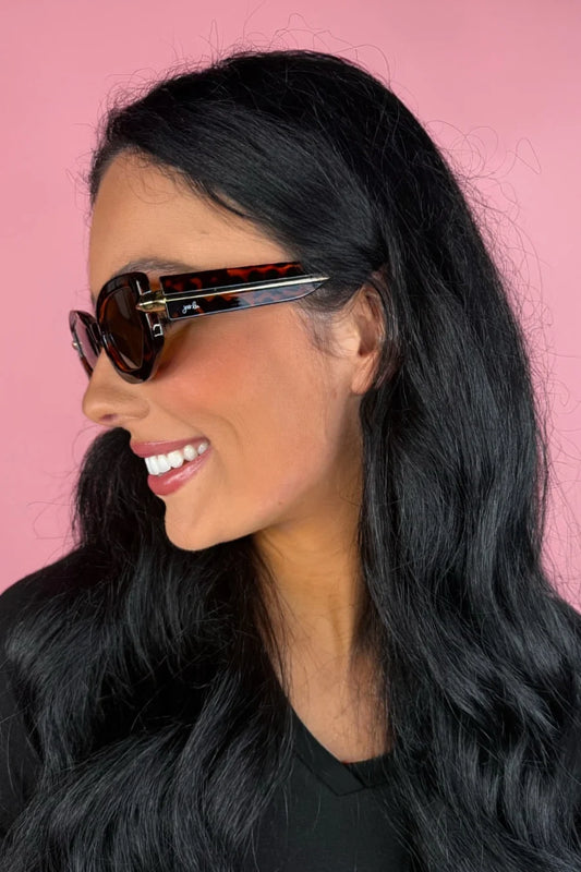 Malibu Mood Sunglasses, Brown Tortoise