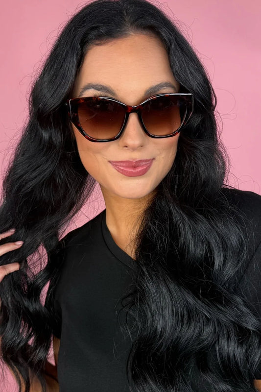 Malibu Mood Sunglasses, Brown Tortoise