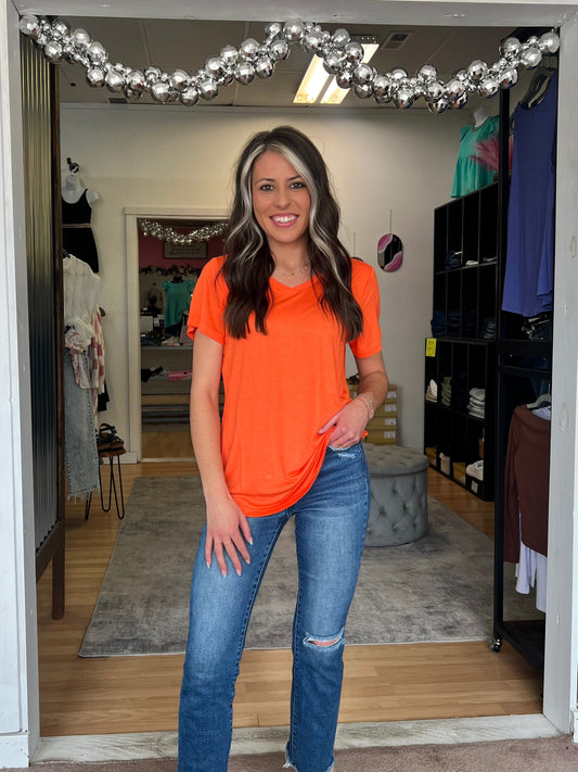 Must Have Basic Tee, Orange