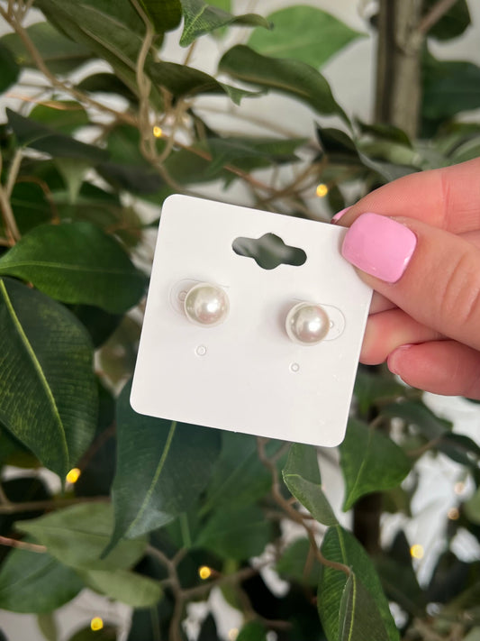 Pearl Stud Earrings