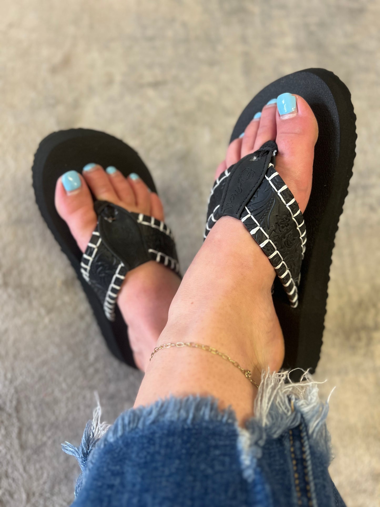Pamela Flip Flops, Black