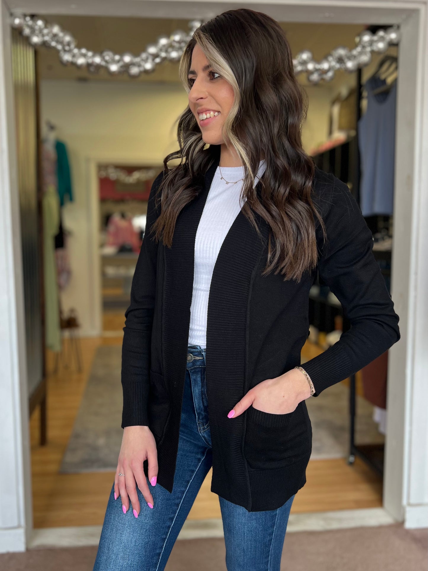 Timeless Cardigan, Black