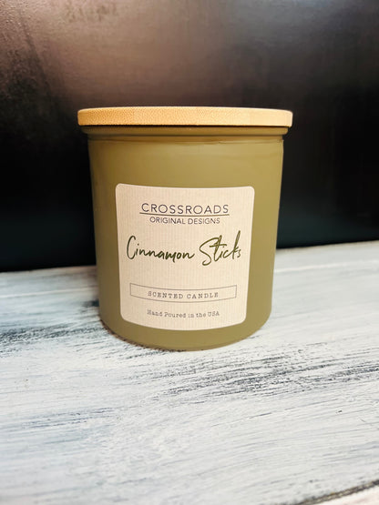 14oz Colored Glass Candles