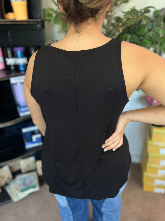 Flowy Tank, Black