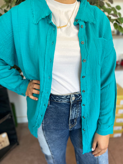 Fancy Like Button Up, Teal