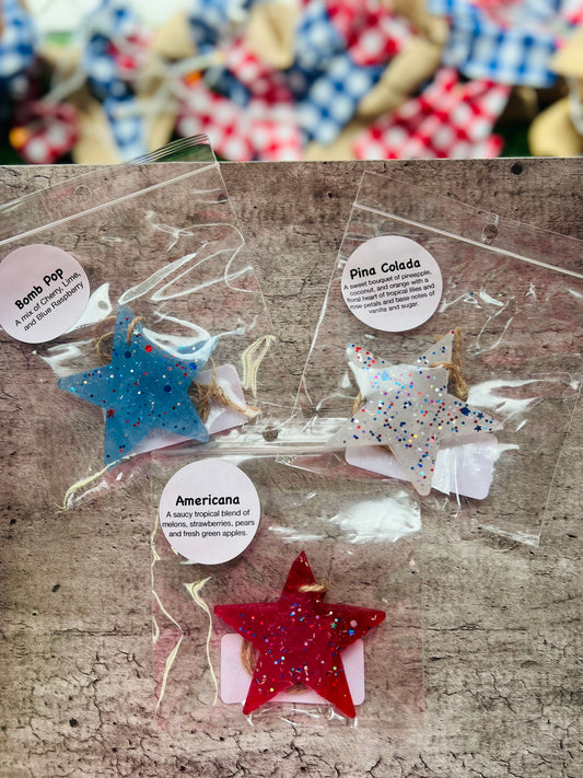 Mini Car Freshie, Americana Star