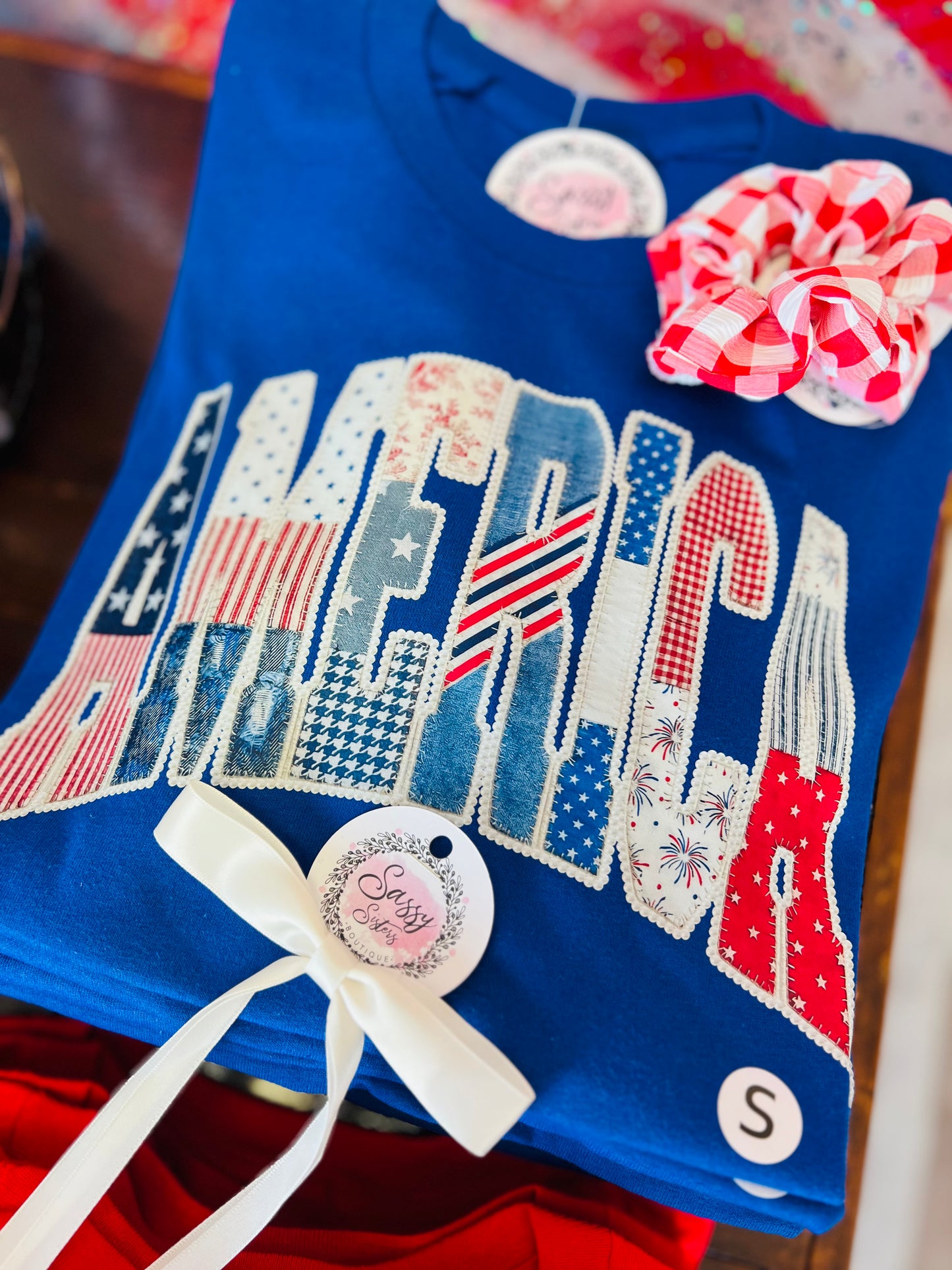 America Tee, Blue