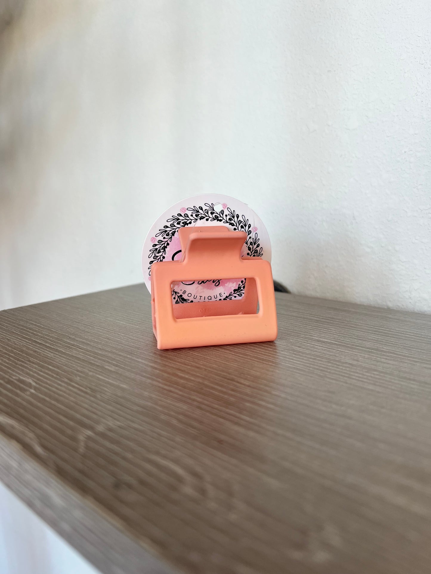 Mini Effortless Hair Clip, Peach