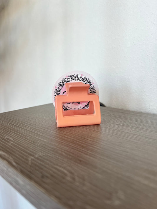 Mini Effortless Hair Clip, Peach