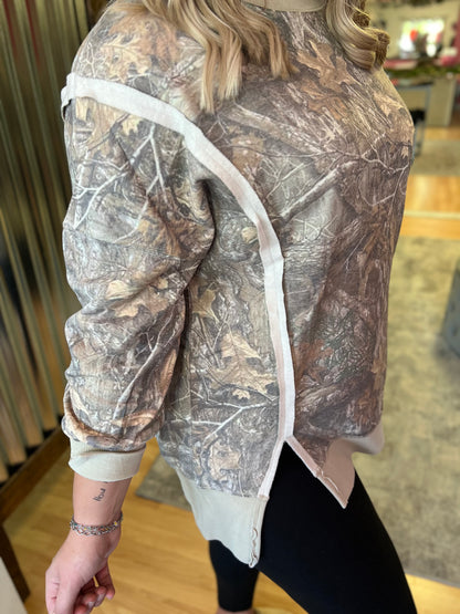 Camo Crew Pullover