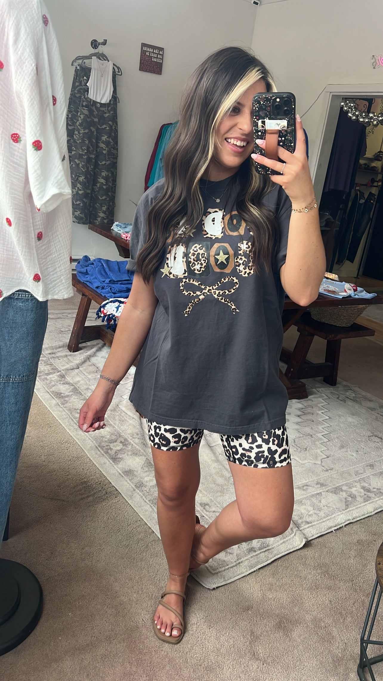 Everyday Biker Shorts, Leopard