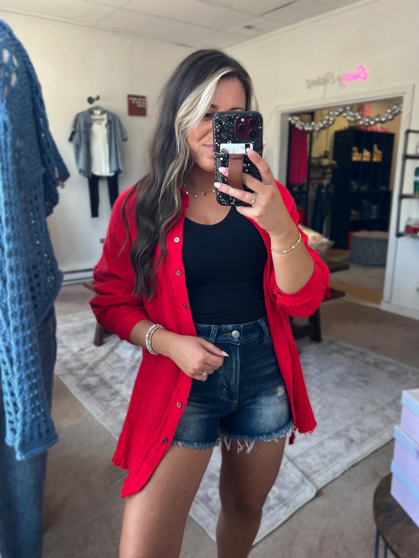Fancy Like Button Up, Ruby Red
