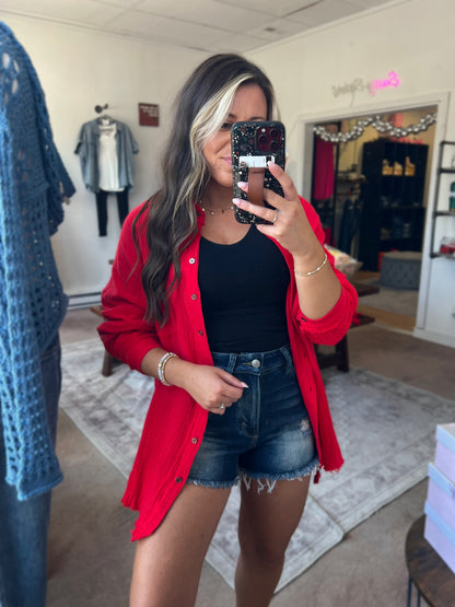 Fancy Like Button Up, Ruby Red