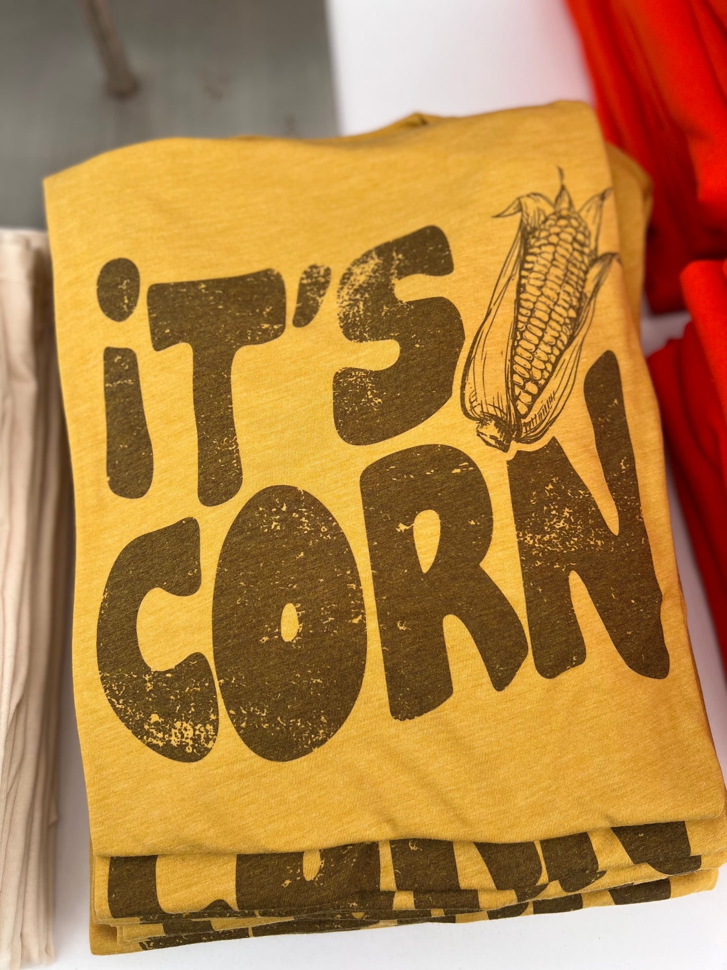 It's Corn T-shirt, Mustard