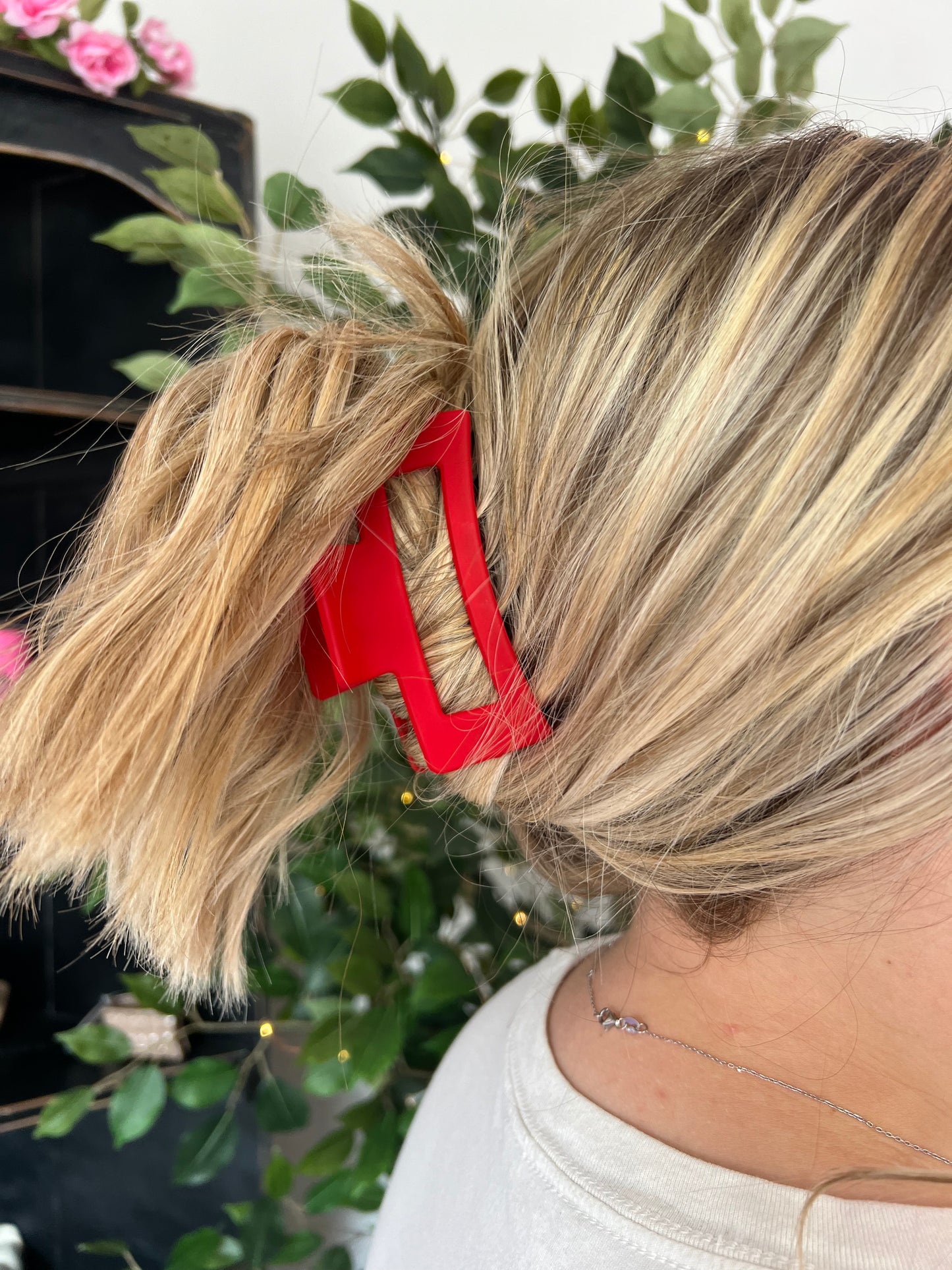 Effortless Hair Clip, Red