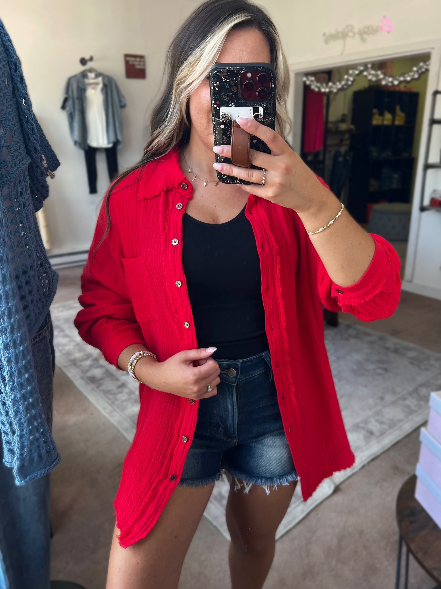 Fancy Like Button Up, Ruby Red