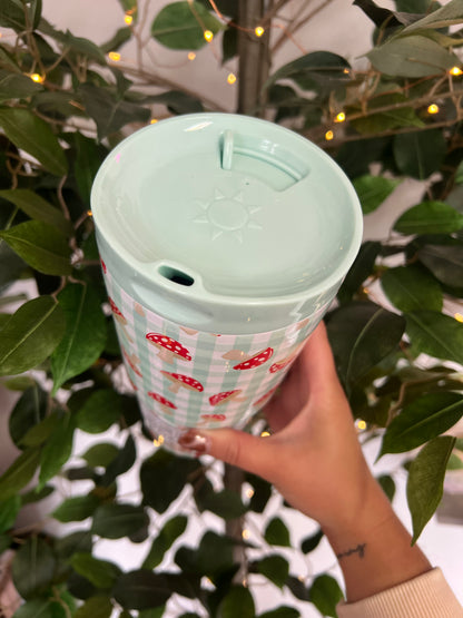 To-Go Buddy | Gingham Mushroom